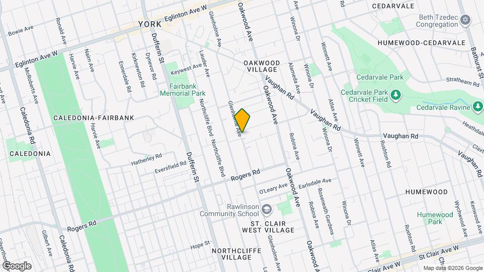 387 Glenholme Ave, Unit 201 Map and Location Details