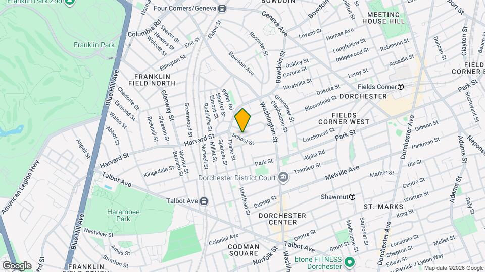 37 Bradlee St, Unit 3 Map and Location Details