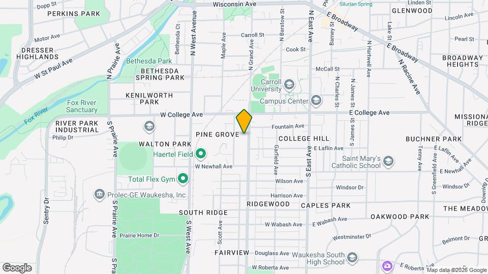 138 S Grand Ave Map and Location Details