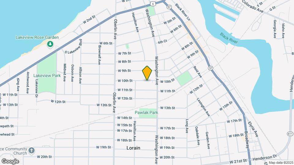 1029 W 10th St Map and Location Details