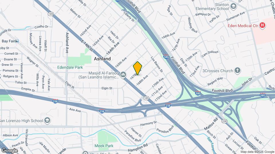 1450-1476 167th Ave Map and Location Details