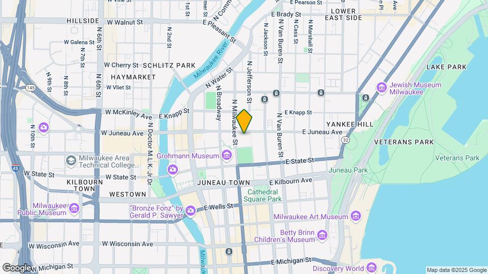 1108 N Milwaukee St, Unit 128 Map and Location Details