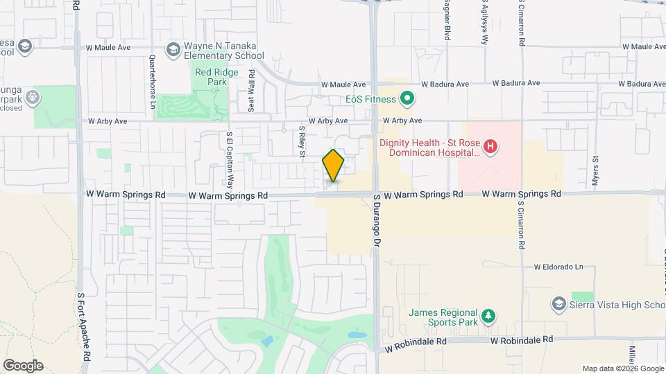 7151 S Durango Dr Map and Location Details