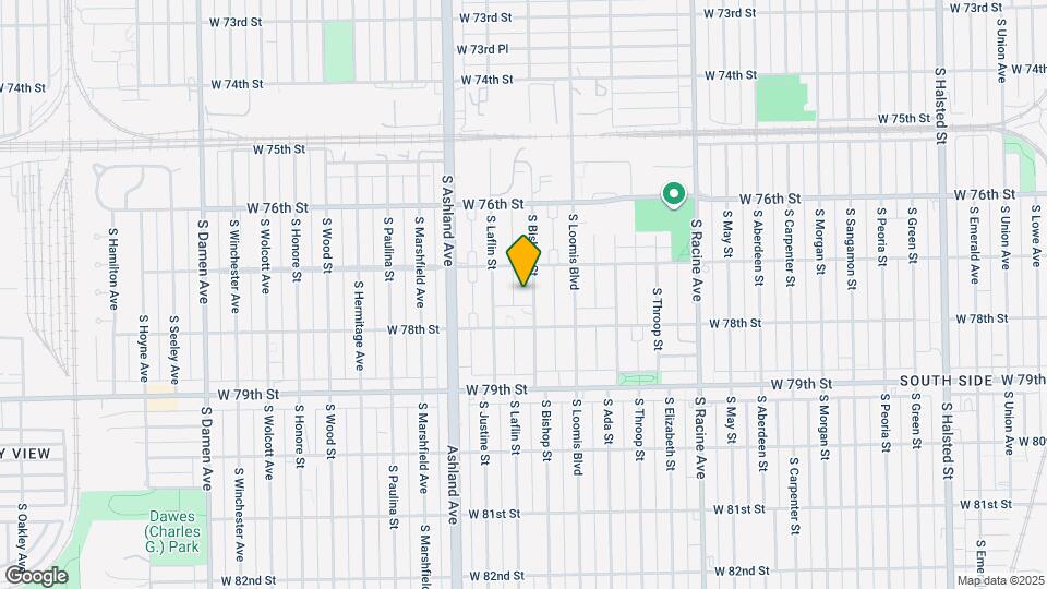 7728 S Bishop St, Unit Apt 1 Map and Location Details