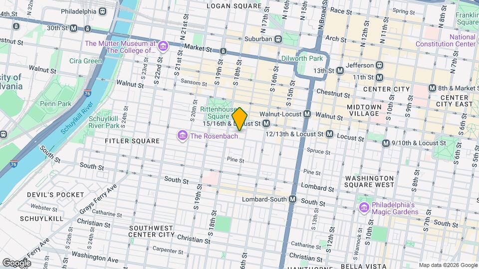 1713 Spruce St Map and Location Details