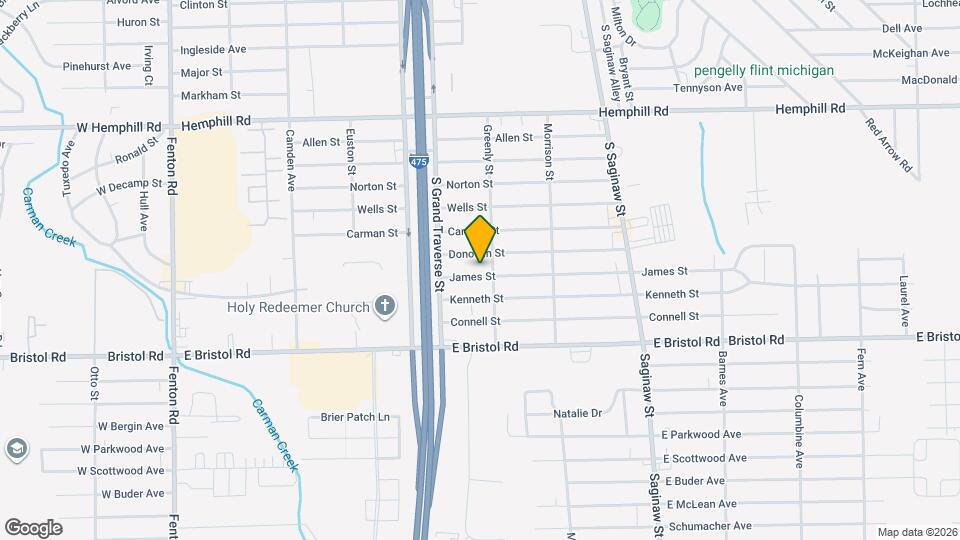 1349 James St Map and Location Details