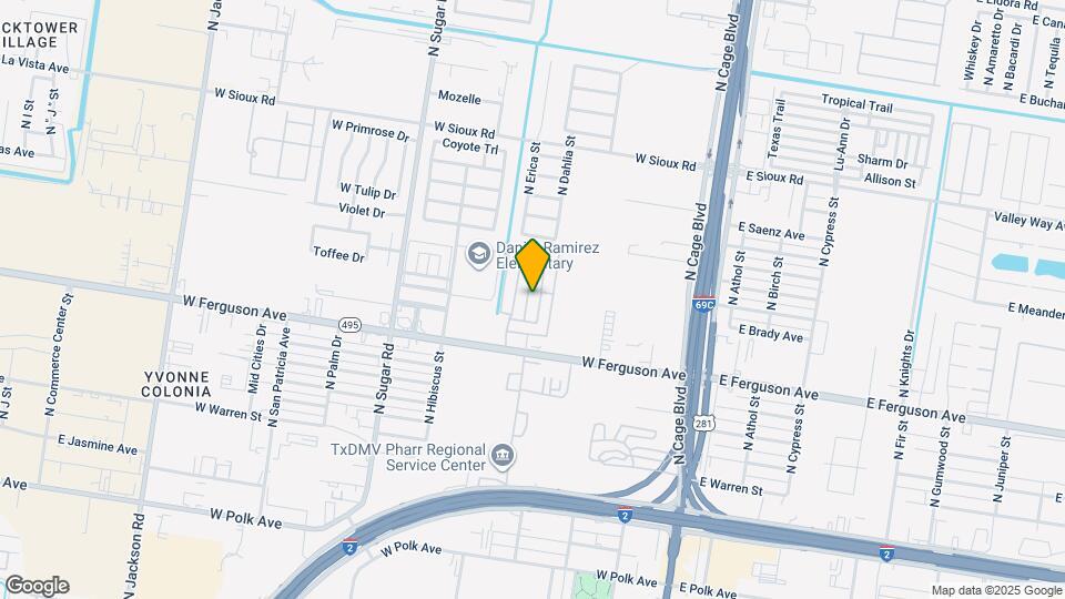 2201 N Dahlia St, Unit A Map and Location Details