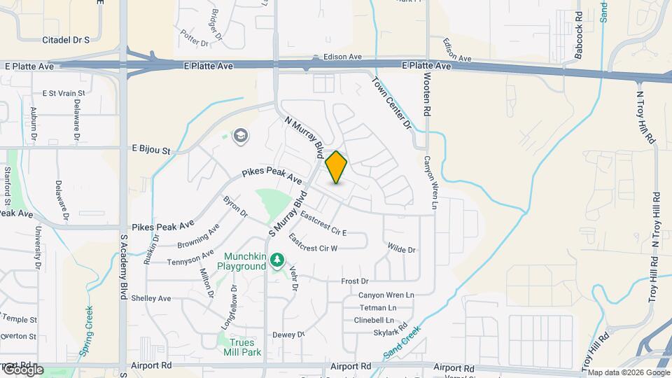 4450 E Pikes Peak Ave Map and Location Details