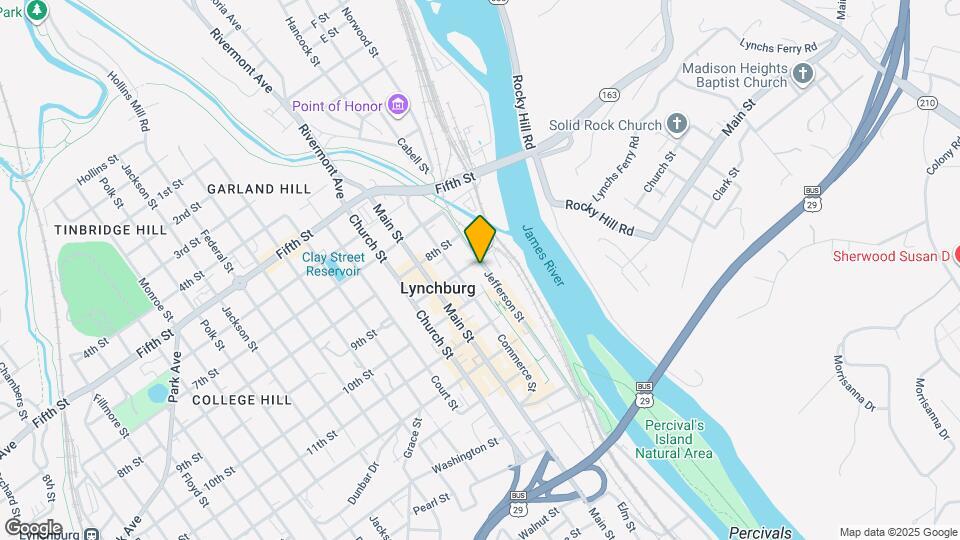 901 Jefferson St Map and Location Details