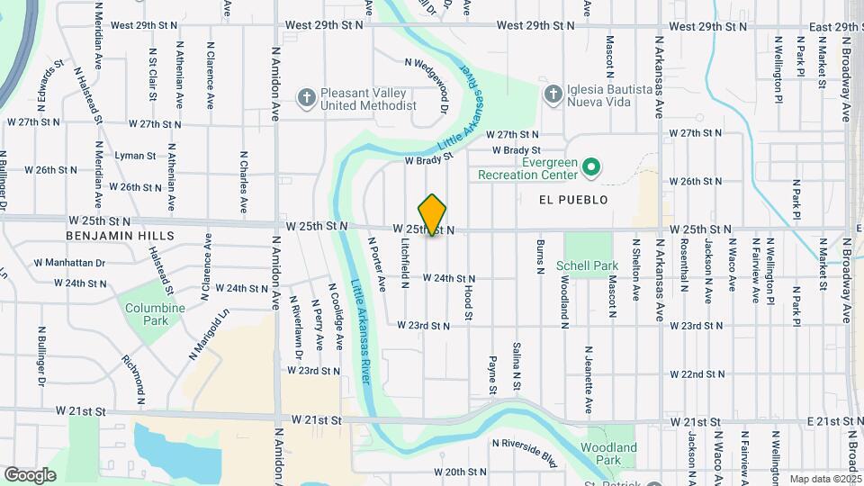 2548 N Somerset Ave Map and Location Details