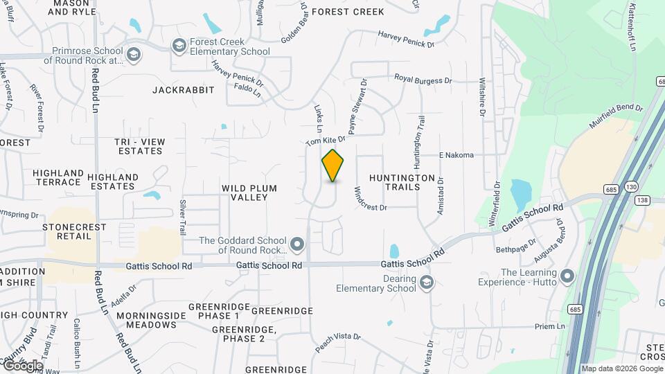 125 Justin Leonard Dr Map and Location Details