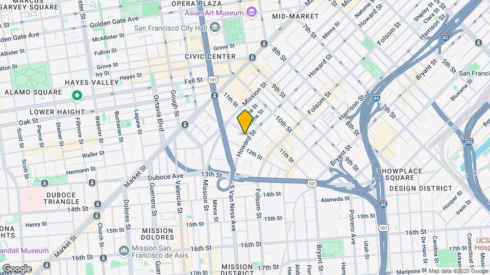 1558 Howard St Map and Location Details