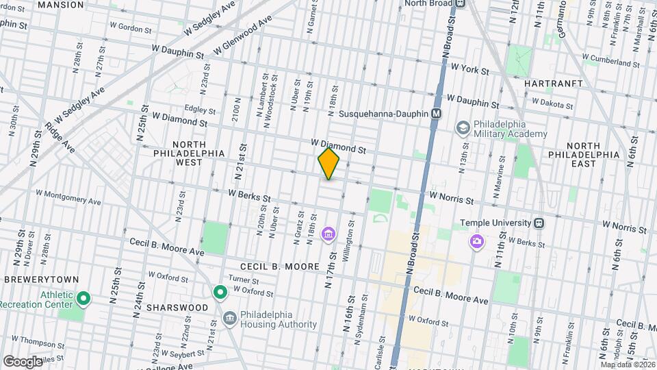 1719 Arlington St Map and Location Details