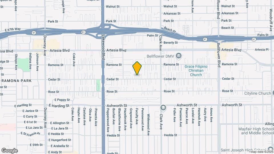 9221 Cedar St Mapa y Detalles de la Ubicación
