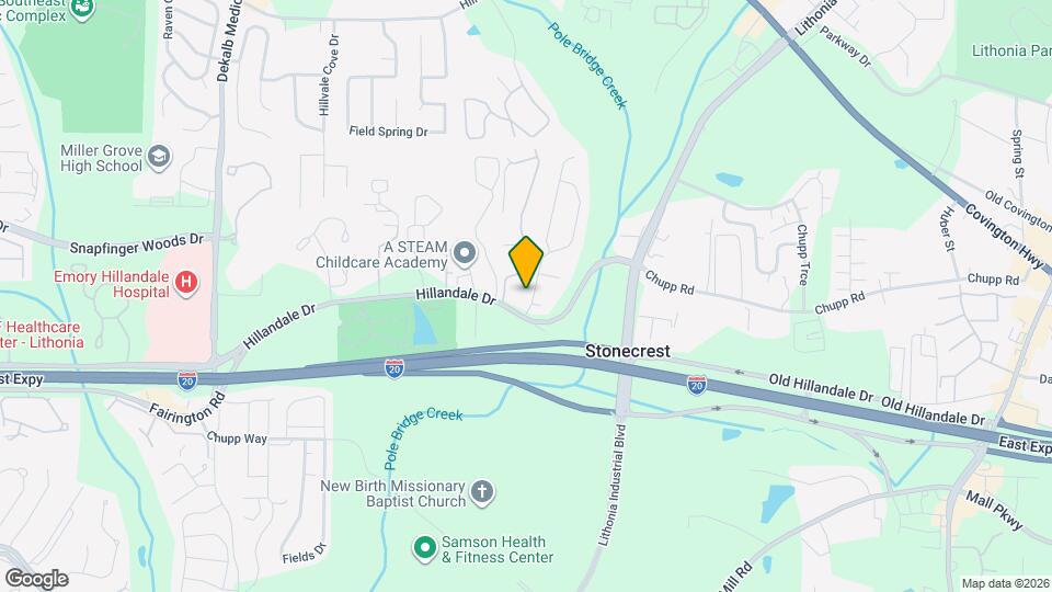 416 Hillandale Park Dr Map and Location Details