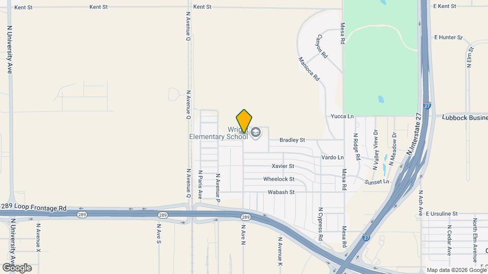 2412 N Avenue P Mapa y Detalles de la Ubicación