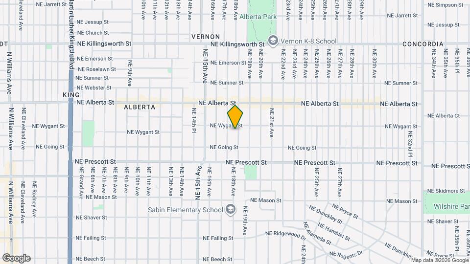 4725 NE 18th Ave Map and Location Details