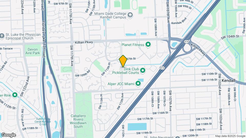 10845 SW 112th Ave, Unit 314 Mapa y Detalles de la Ubicación