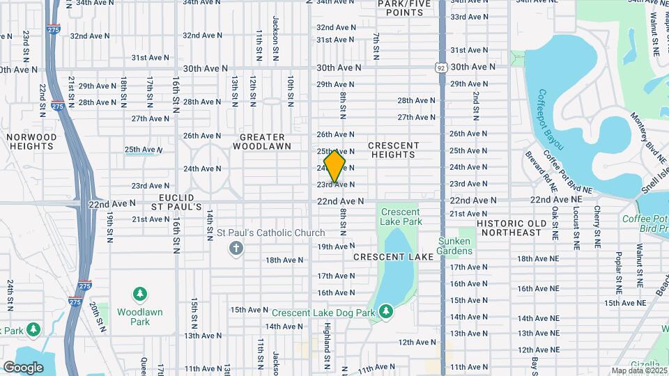 820 23rd Ave N Map and Location Details