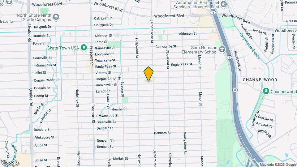 14249 Brownsville St Map and Location Details