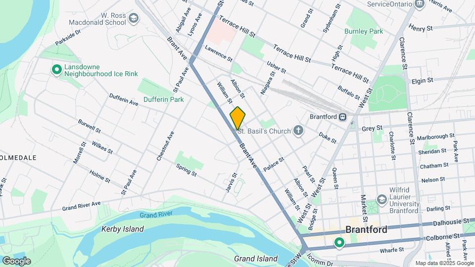 181 Brant Ave Map and Location Details