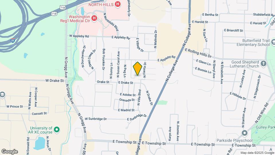 320 E Evergreen Ln Map and Location Details