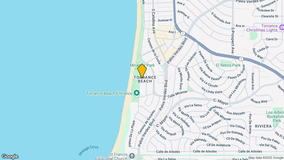 320 Paseo De La Playa, Unit B Map and Location Details