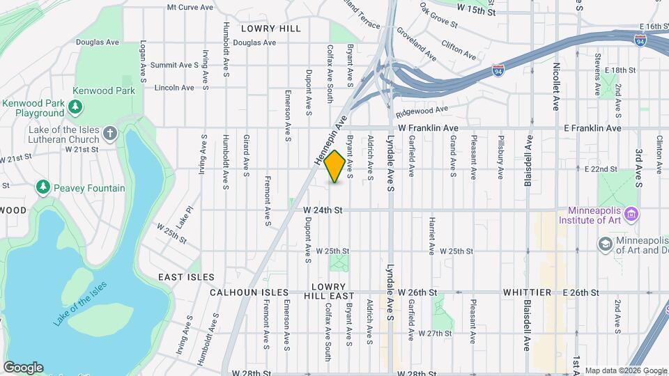 2217 Colfax Ave South Mapa y Detalles de la Ubicación