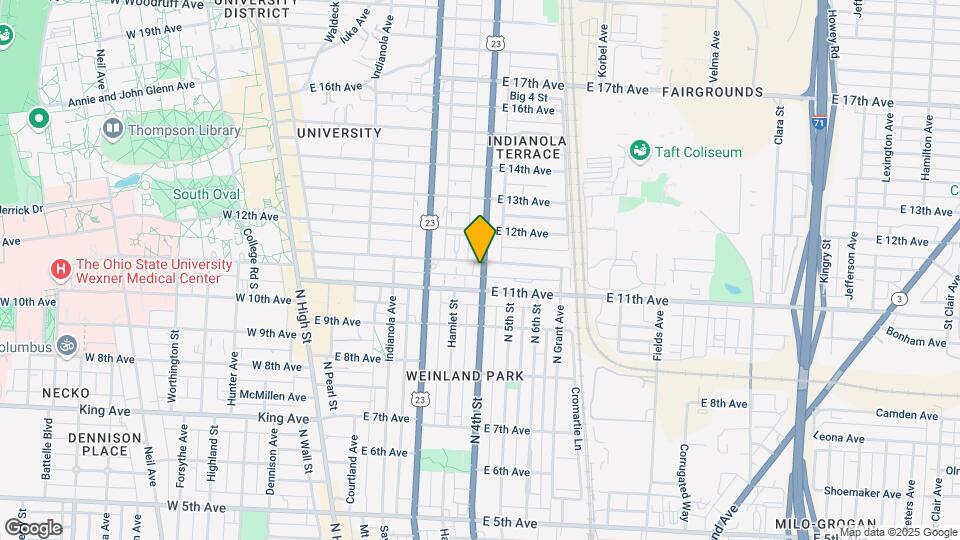 1563 N 4th St Map and Location Details
