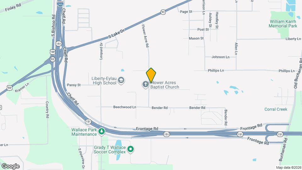 2907 Flower Acre Rd Map and Location Details