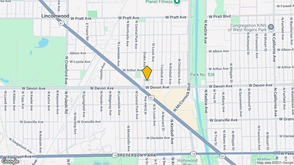 6415 Drake Ave Map and Location Details