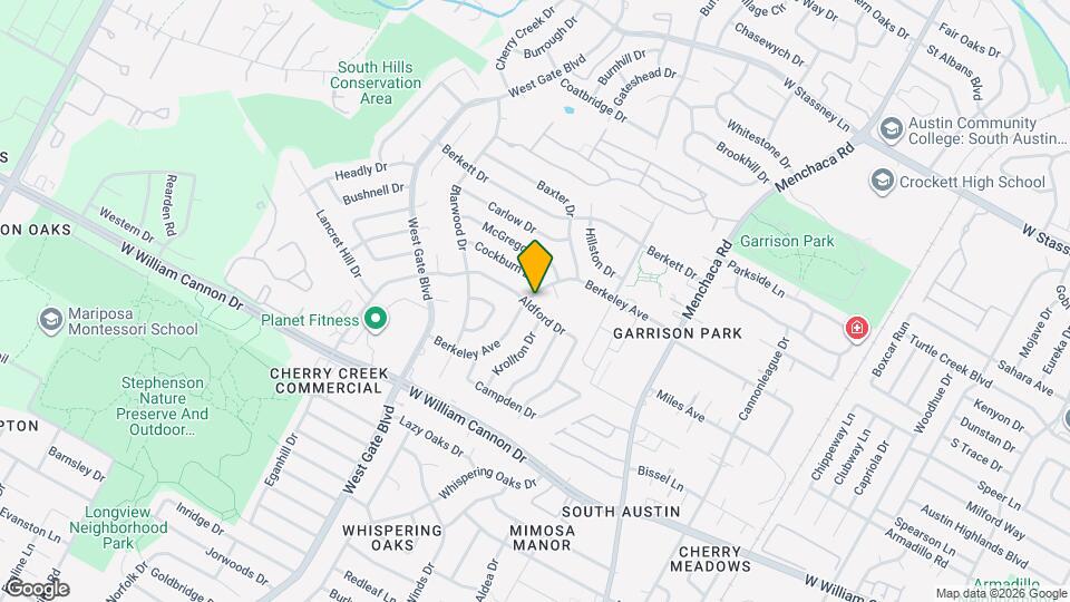 2508 Aldford Dr Map and Location Details