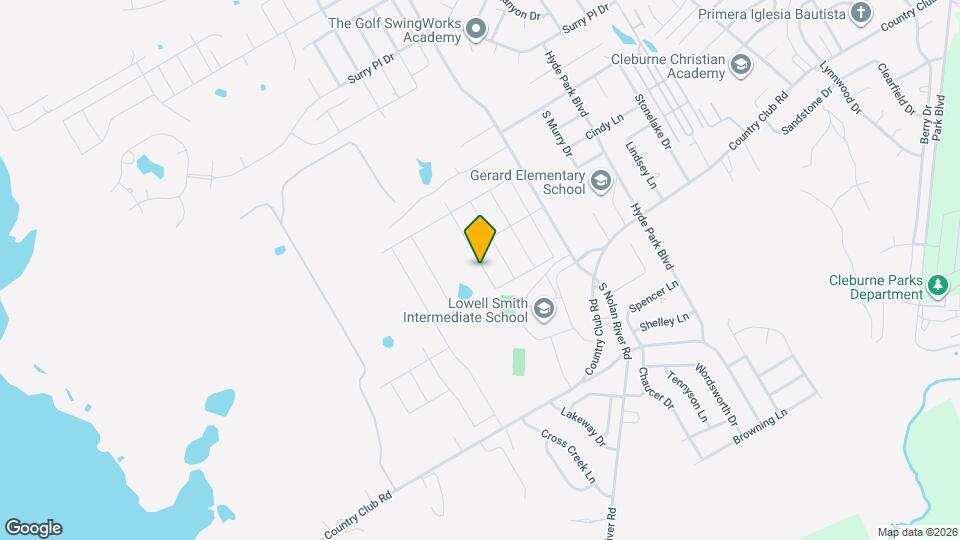 1208 Burlingame Dr Map and Location Details