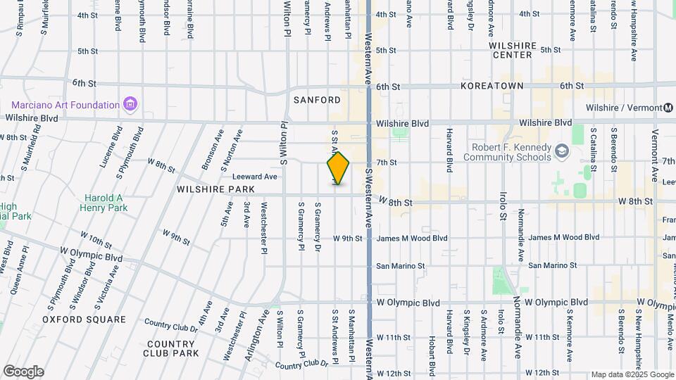 3867 W 8th St Map and Location Details