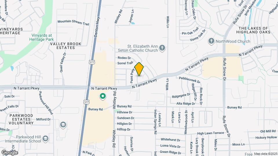 2089 Bronco Ln Map and Location Details