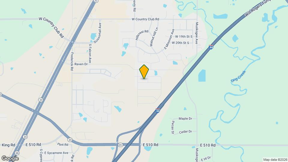 1104 W Lawton Rd Map and Location Details