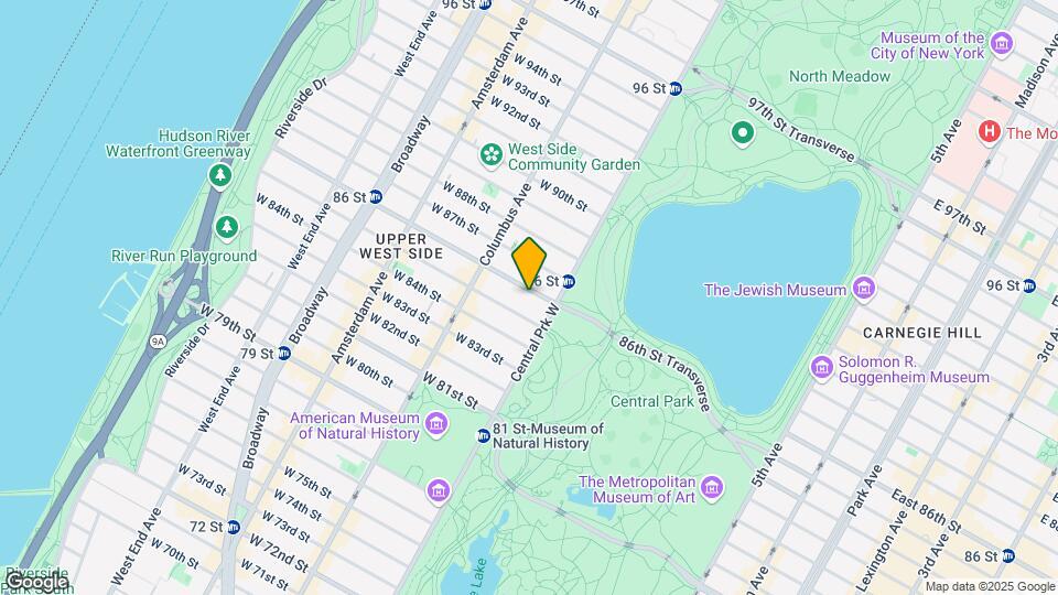 14 W 86th St Map and Location Details