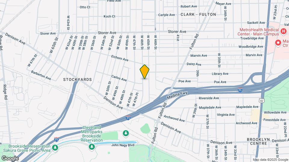 3567 W 46th St Map and Location Details
