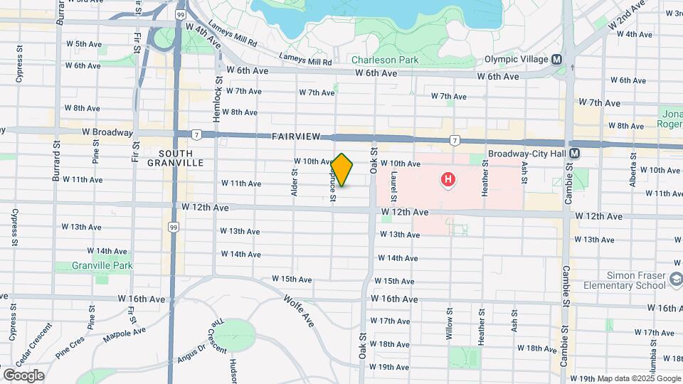 2726 Spruce St Map and Location Details