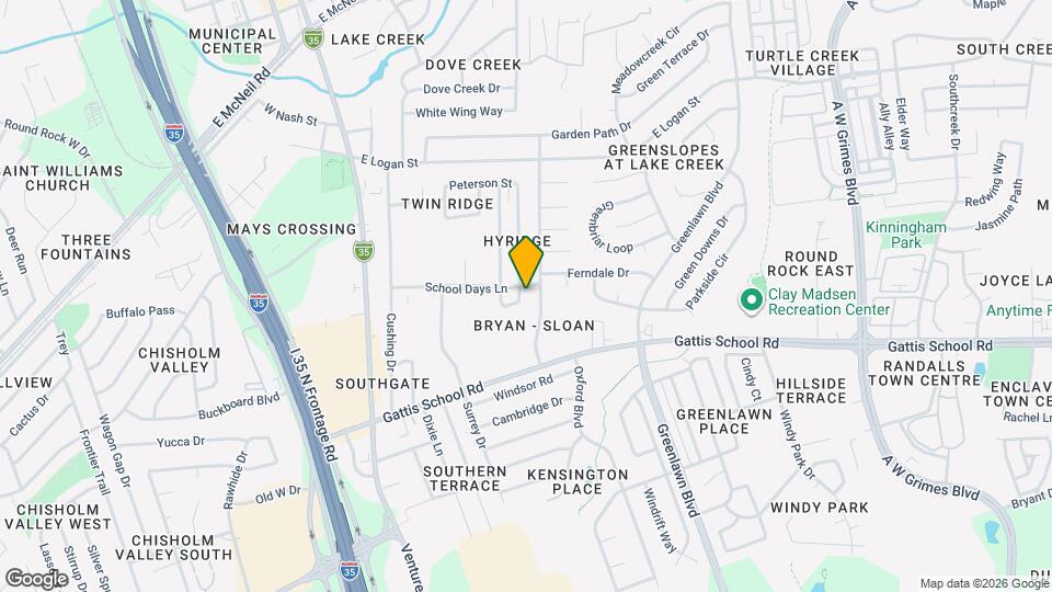 1431 Hyridge Cir Map and Location Details