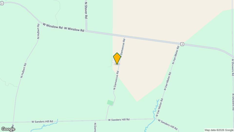 13502 N Damascus Rd Map and Location Details