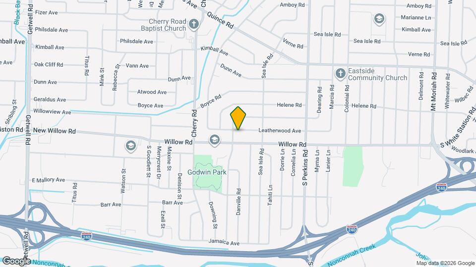 4469 Leatherwood Ave Map and Location Details