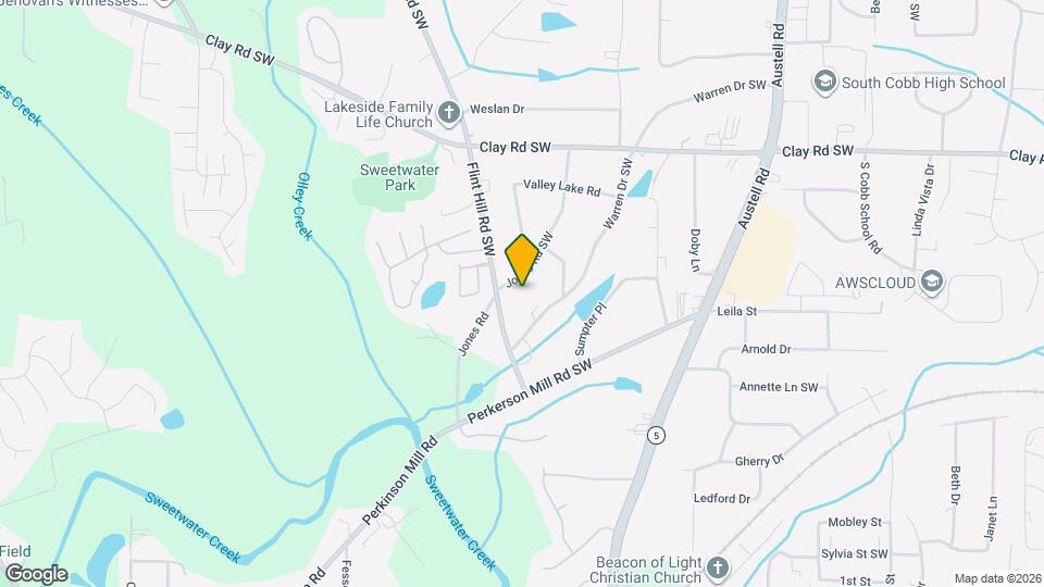 5135 Jones Rd Map and Location Details