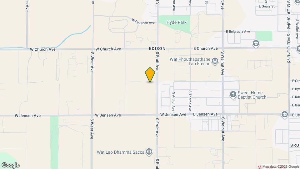 2516 S Fruit Ave Map and Location Details