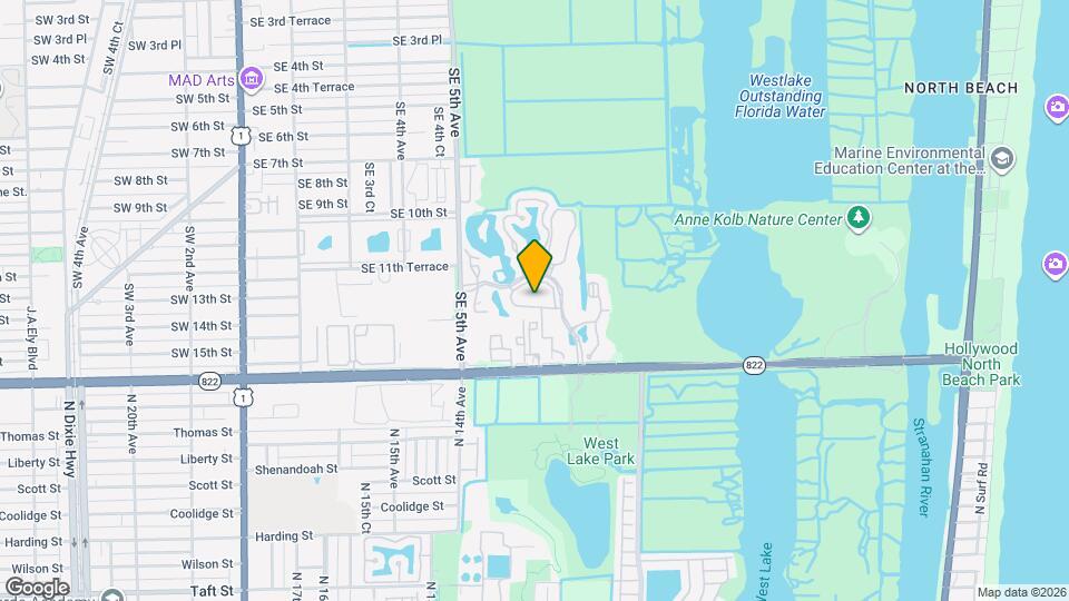 Sheridan Ocean Club Apartments Map and Location Details