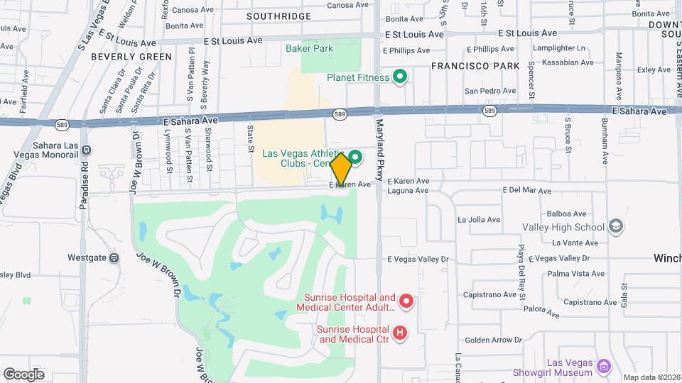 1100 Tam O Shanter Map and Location Details