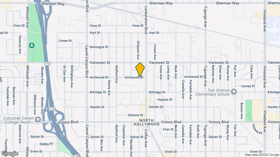 11722 Archwood St Map and Location Details
