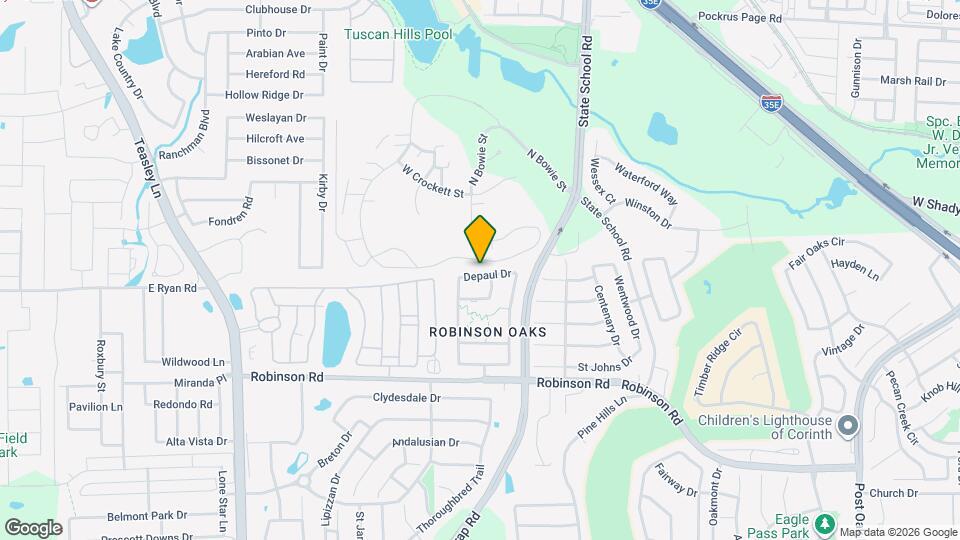 3317 Depaul Dr Map and Location Details