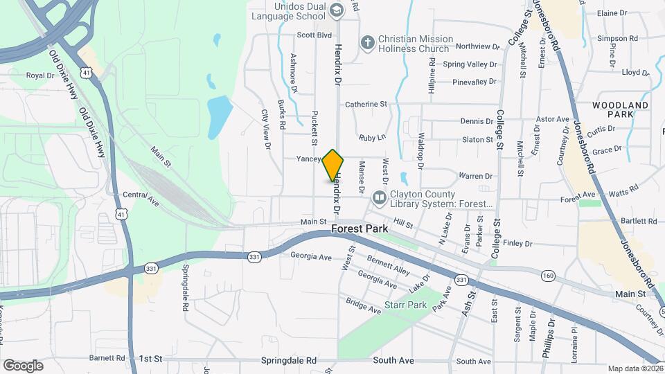 4787 Hendrix Dr Map and Location Details