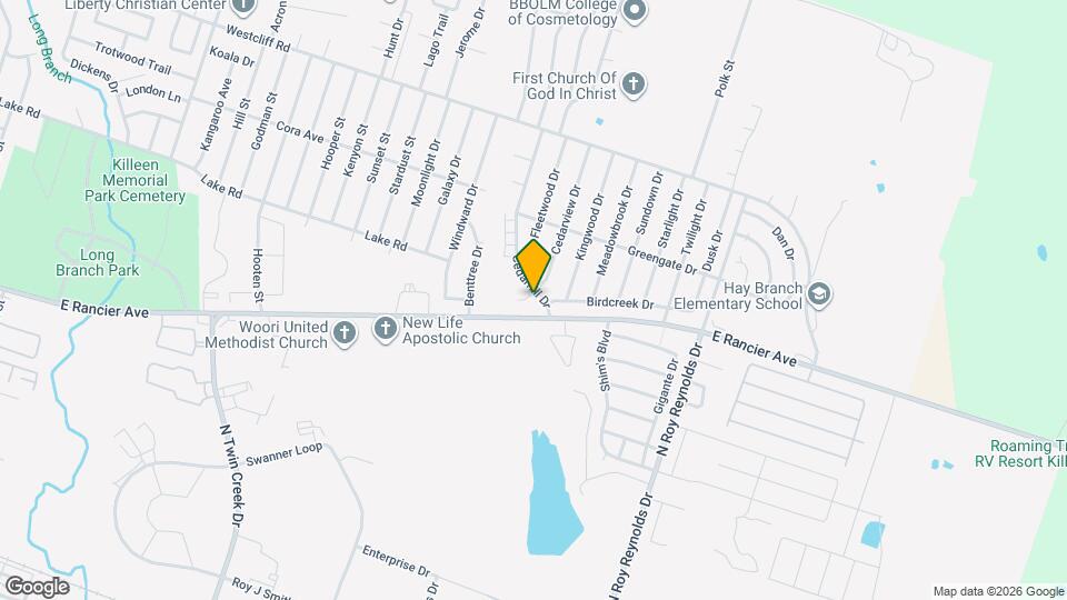 1603 Cedarhill Dr Map and Location Details